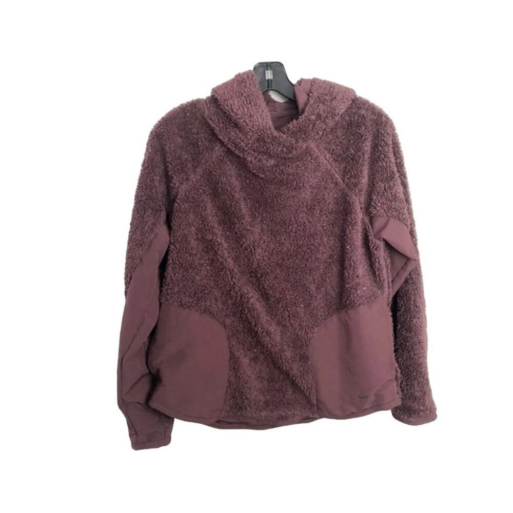 Nike Sweatshirt Sherpa Therma Fleece Pullover Training Hoodie Women's Size Small